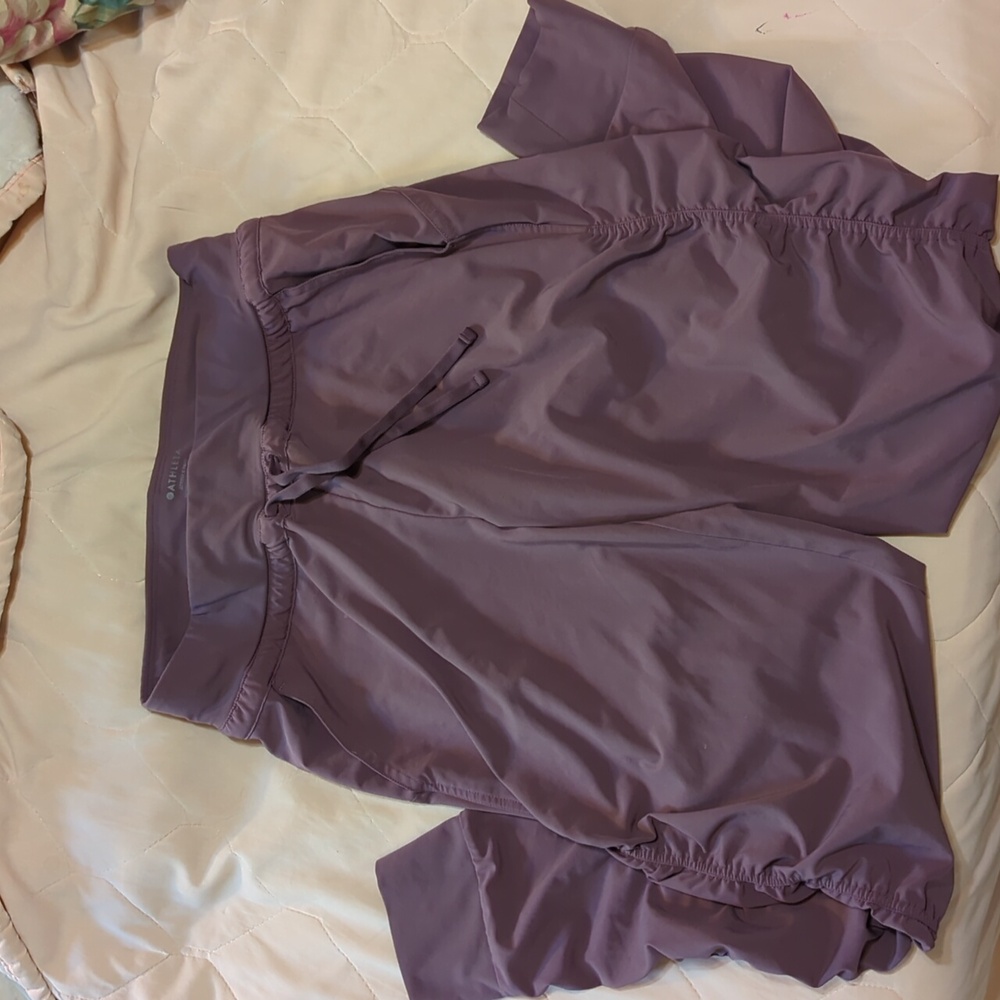 Athleta Attitude Pants Joggers Mauve Rose Size 0